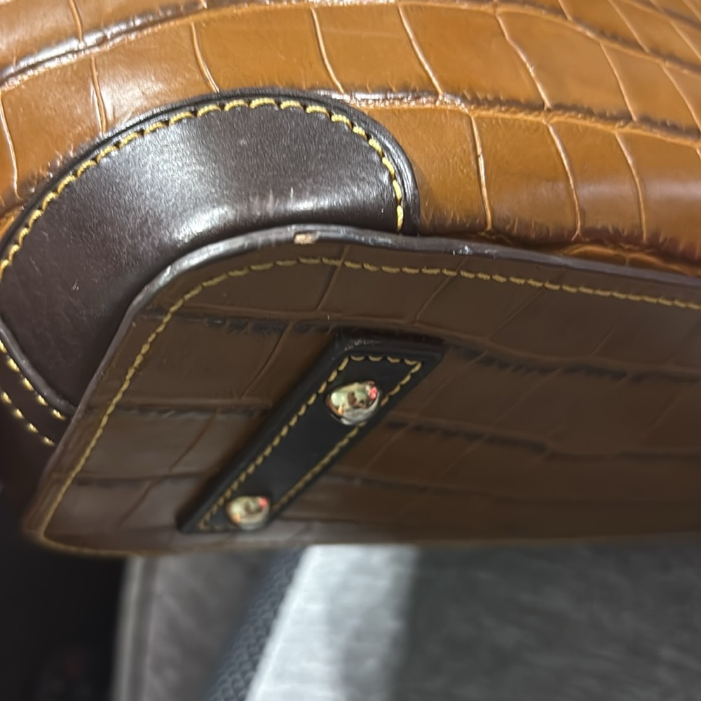 Dooney & Bourke Leather Tote Bag - Picture 14 of 15
